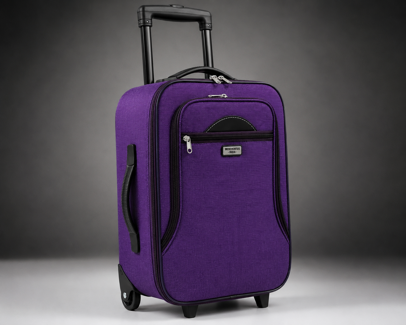 MERCHENTUS INDIA Premium 2-Wheel Travel Trolley Suitcase – Durable Hard Case Luggage for Smooth Travel